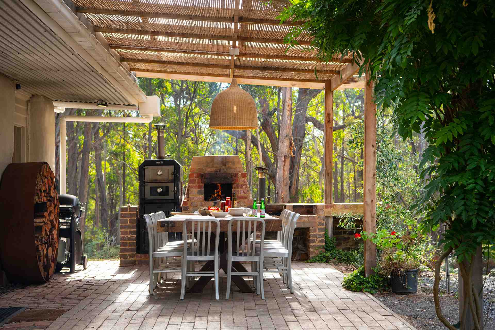 Dining pergola